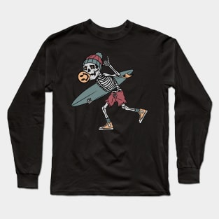 Surfing skull Long Sleeve T-Shirt